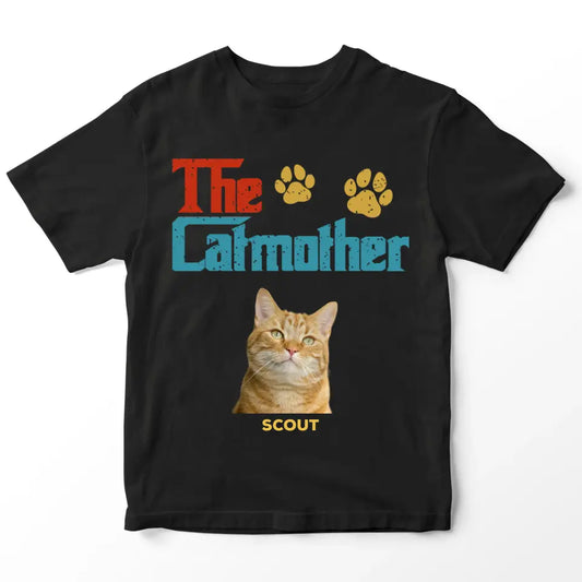 Custom Personalized Photo - The Cat Mother T-Shirt