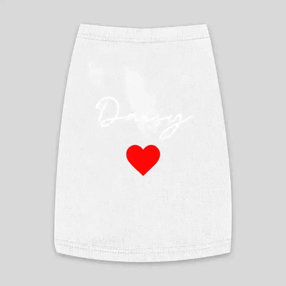 Personalized Pet Name Tank Top - Shaggy Chic