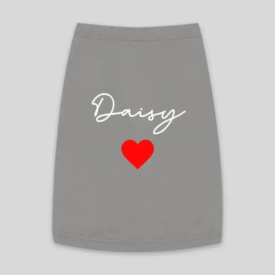 Personalized Pet Name Tank Top - Shaggy Chic