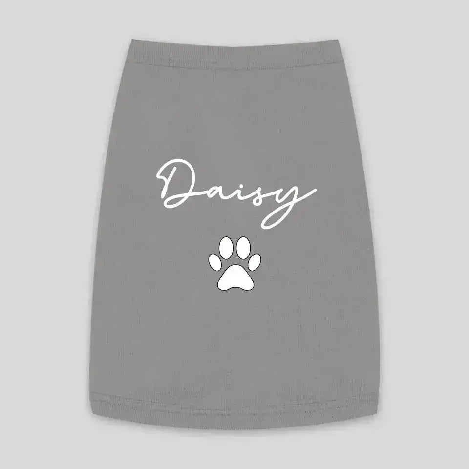 Personalized Pet Name Tank Top - Shaggy Chic