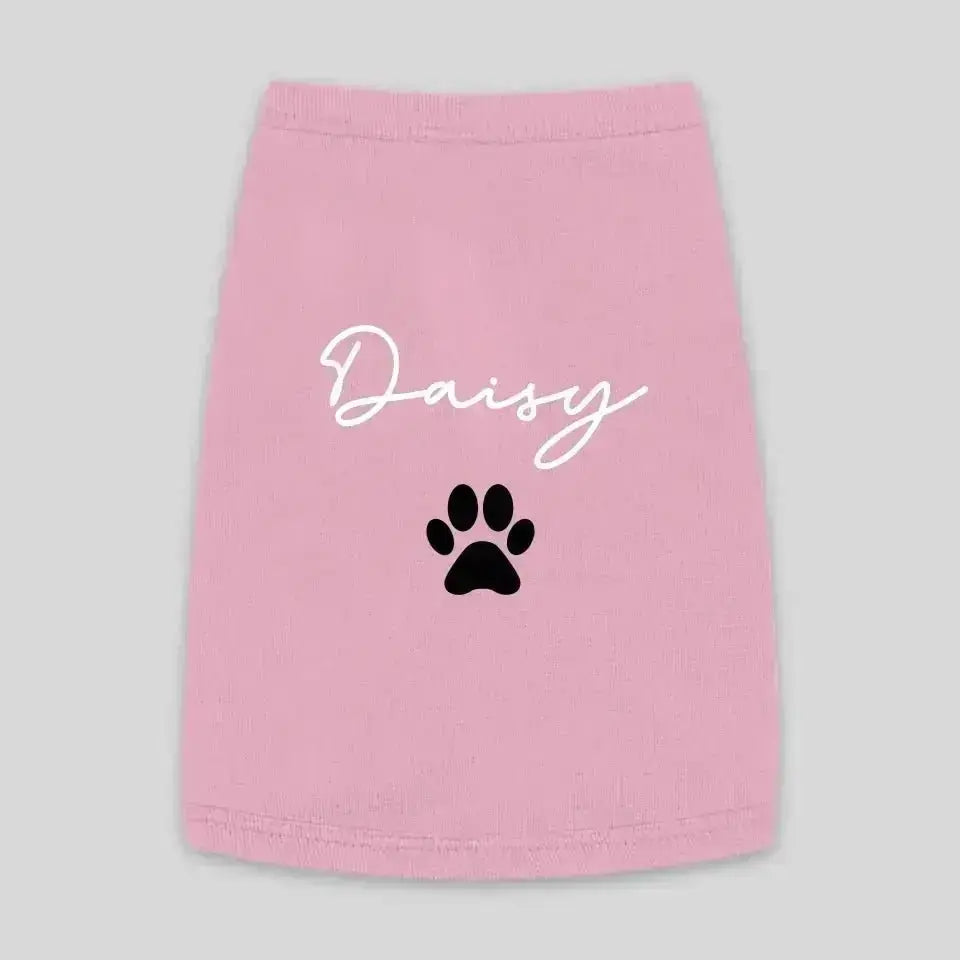 Personalized Pet Name Tank Top - Shaggy Chic