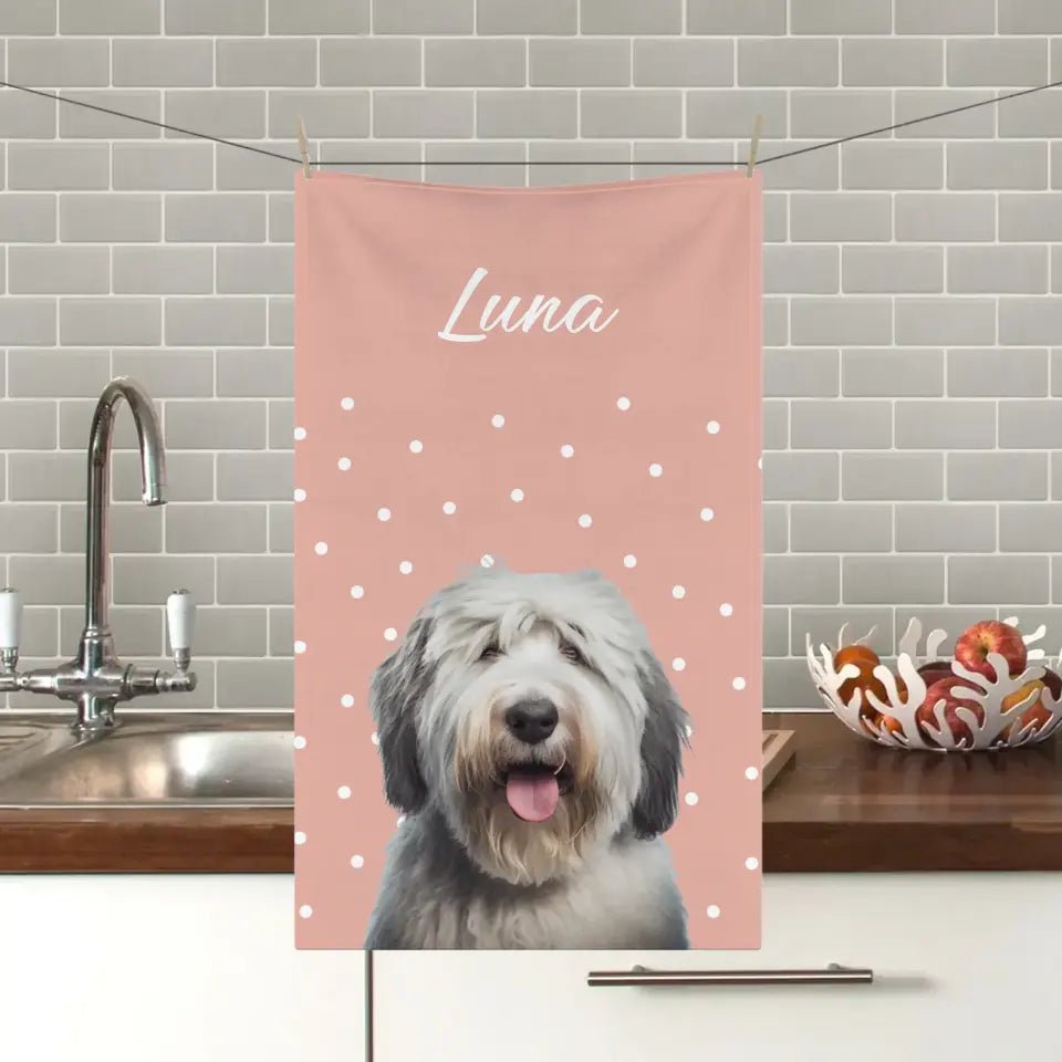 Customized Pet Photo Kitchen Towel - Best Pet Supplies in US - Shaggy Chic
