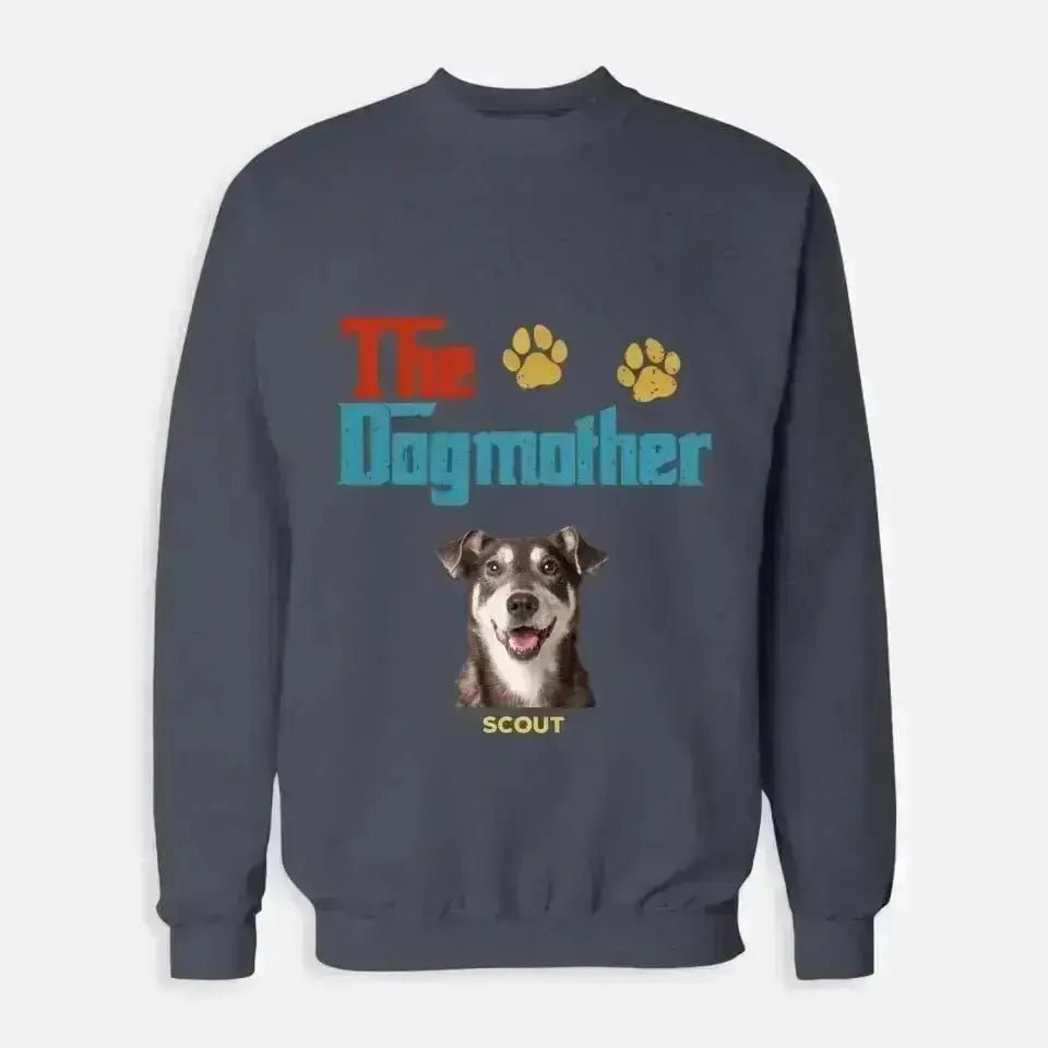 Custom Personalized Photo - The Dog Mother Sweatshirt - Shaggy Chic