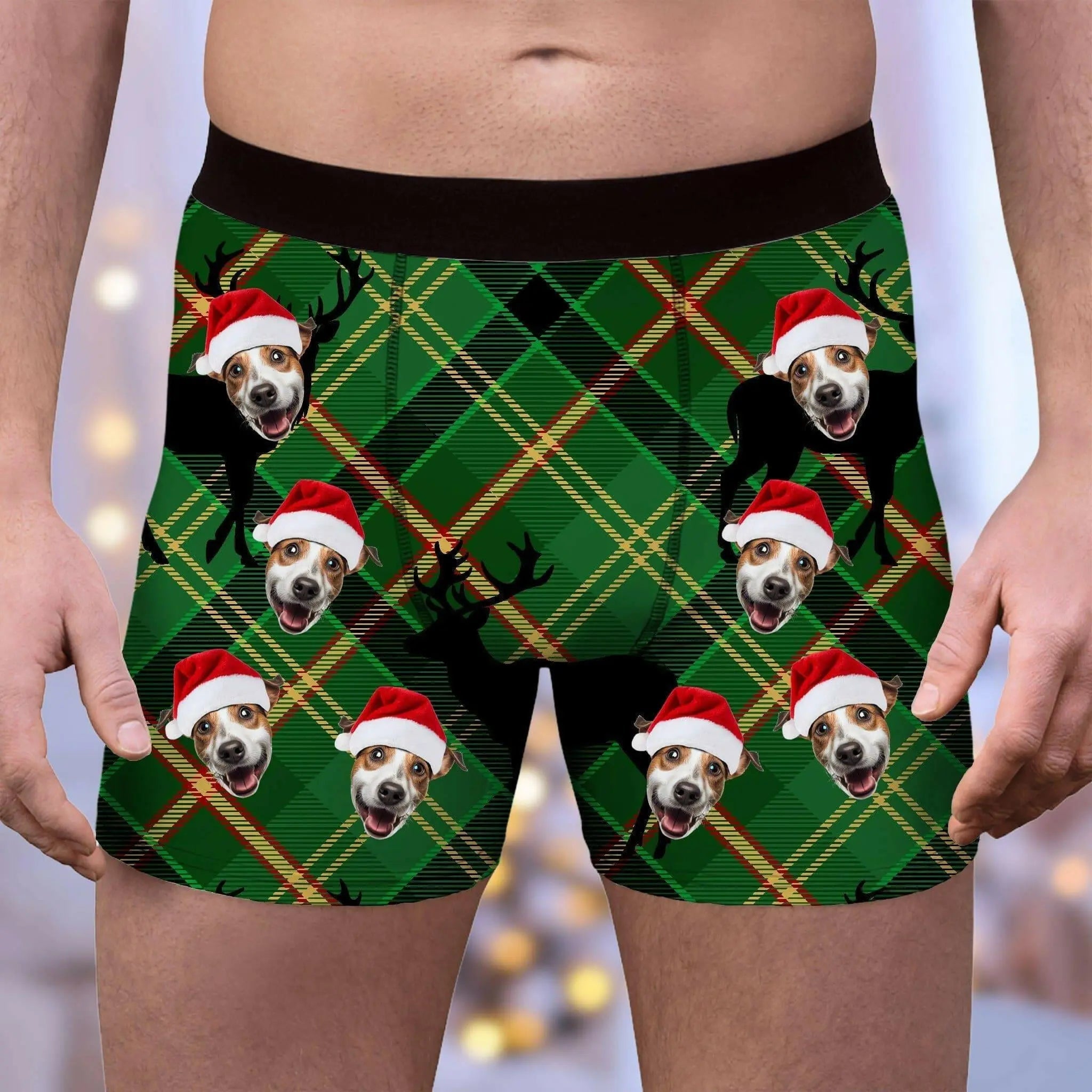 Custom Photo Boxer Briefs for Men - Personalized Underwear with Your Pet on Them ! - Shaggy Chic