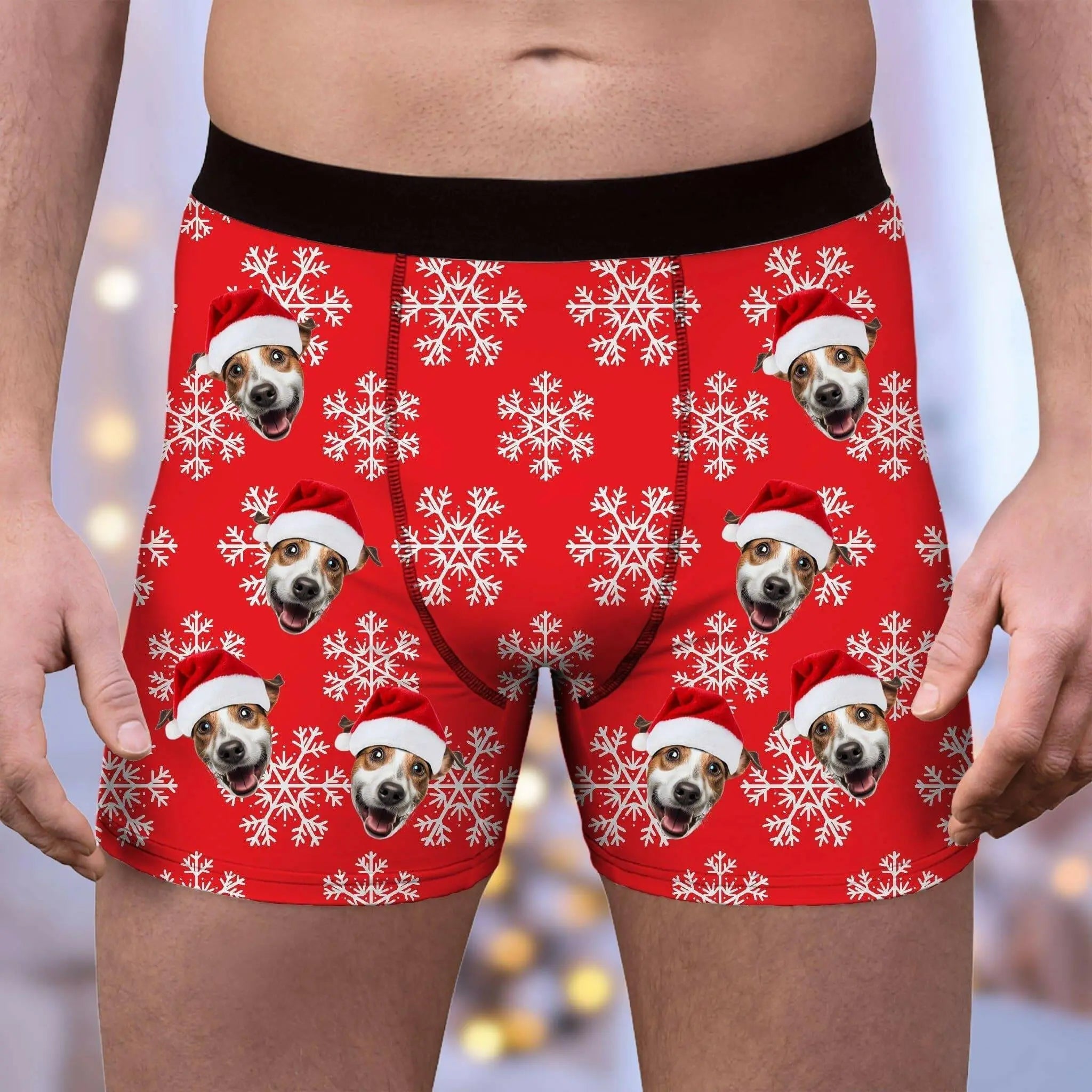 Custom Photo Boxer Briefs for Men - Personalized Underwear with Your Pet on Them ! - Shaggy Chic
