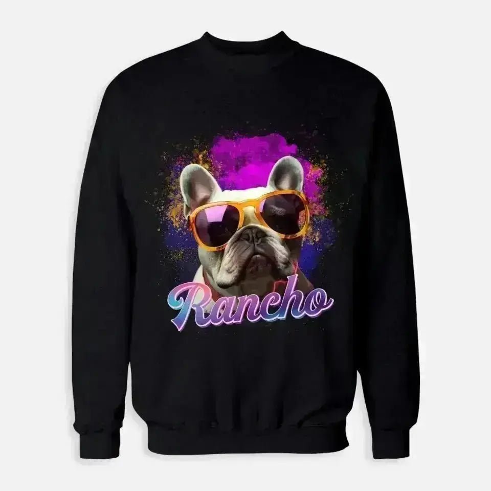 Custom Space Watercolor - Personalized Pet Sweatshirt - Shaggy Chic