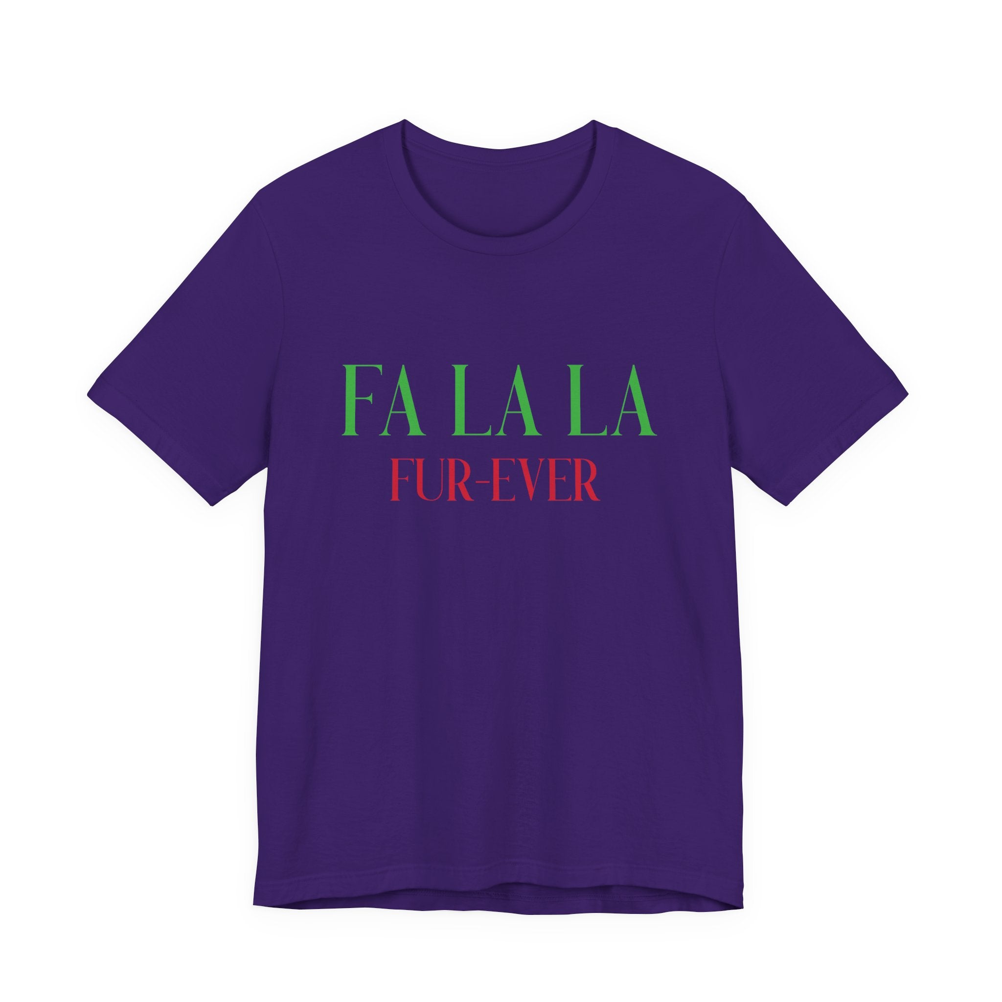 Fa La La Fur - ever Tee — Christmas Holiday Graphic T-Shirt - Shaggy Chic