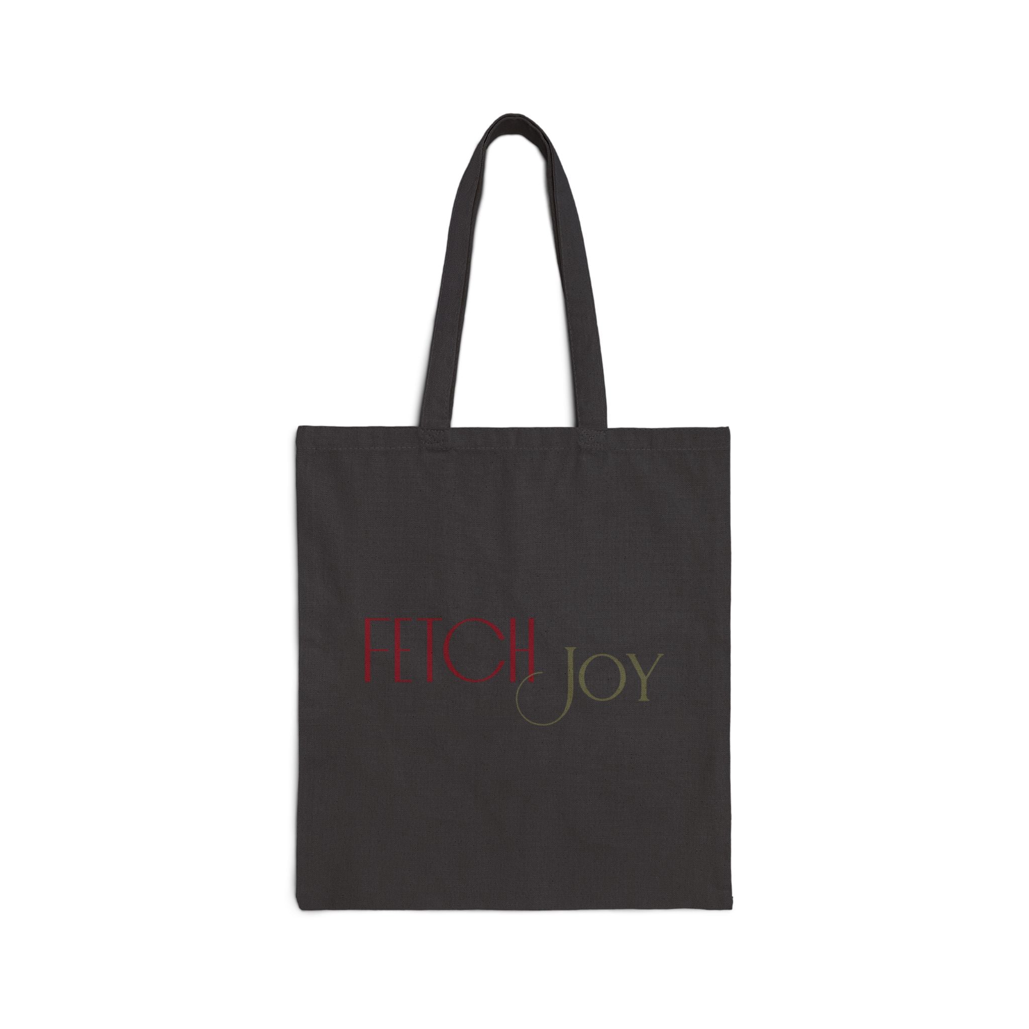 Fetch Joy Canvas Tote Bag – Dog Lover Reusable Market Bag - Shaggy Chic