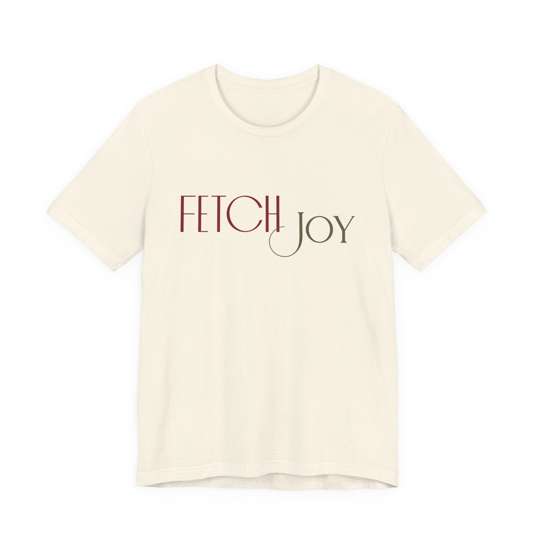 Fetch Joy T-Shirt — Minimalist Dog Lover Tee - Shaggy Chic