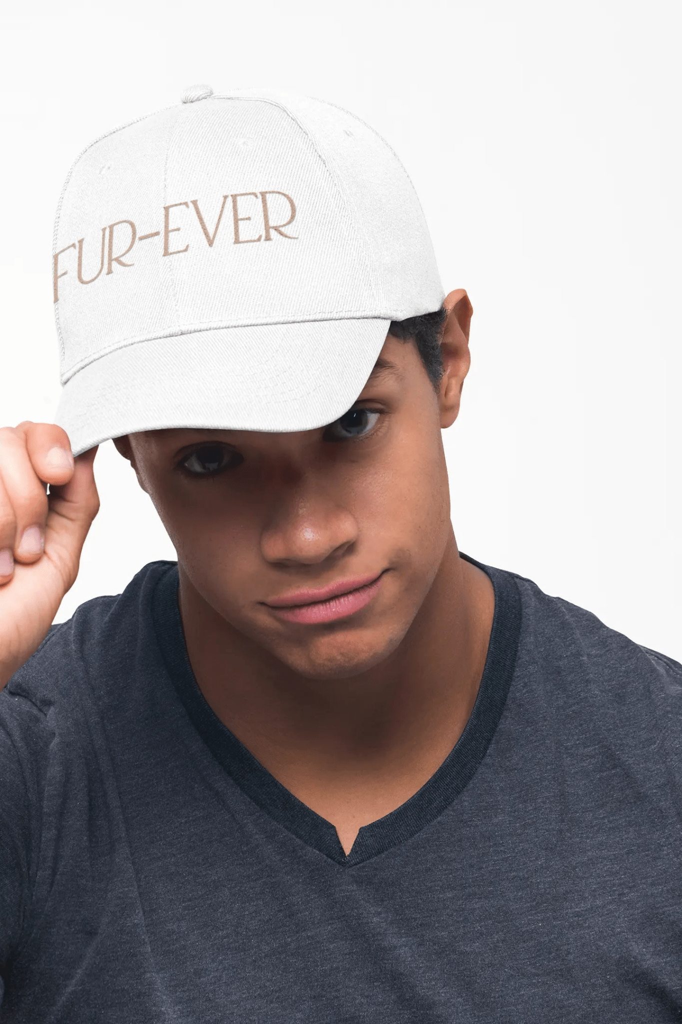 Fur - Ever Classic Dad Cap - Stylish Pet Lover Hat - Shaggy Chic