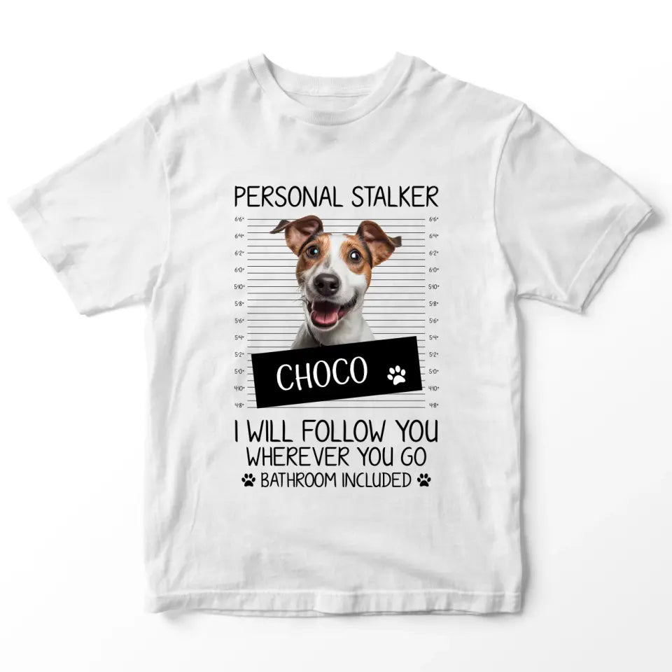 Personalised Pet Stalker T-Shirt - Shaggy Chic