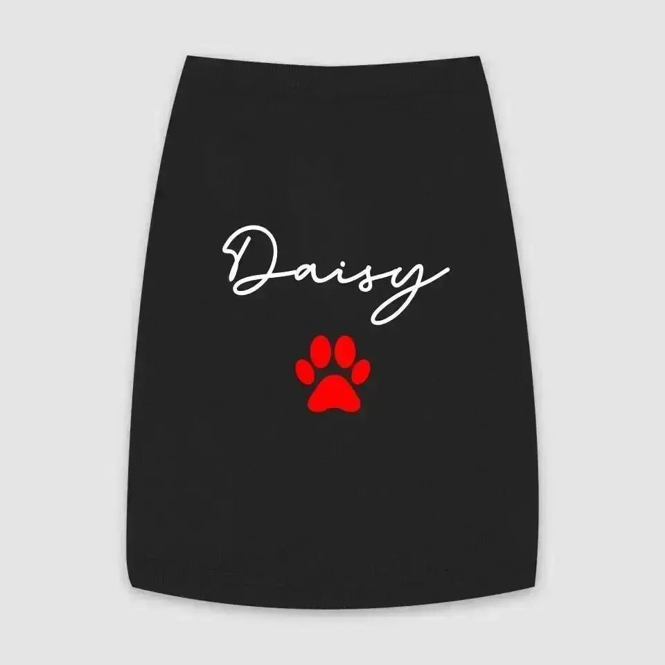 Personalized Pet Name Tank Top - Shaggy Chic