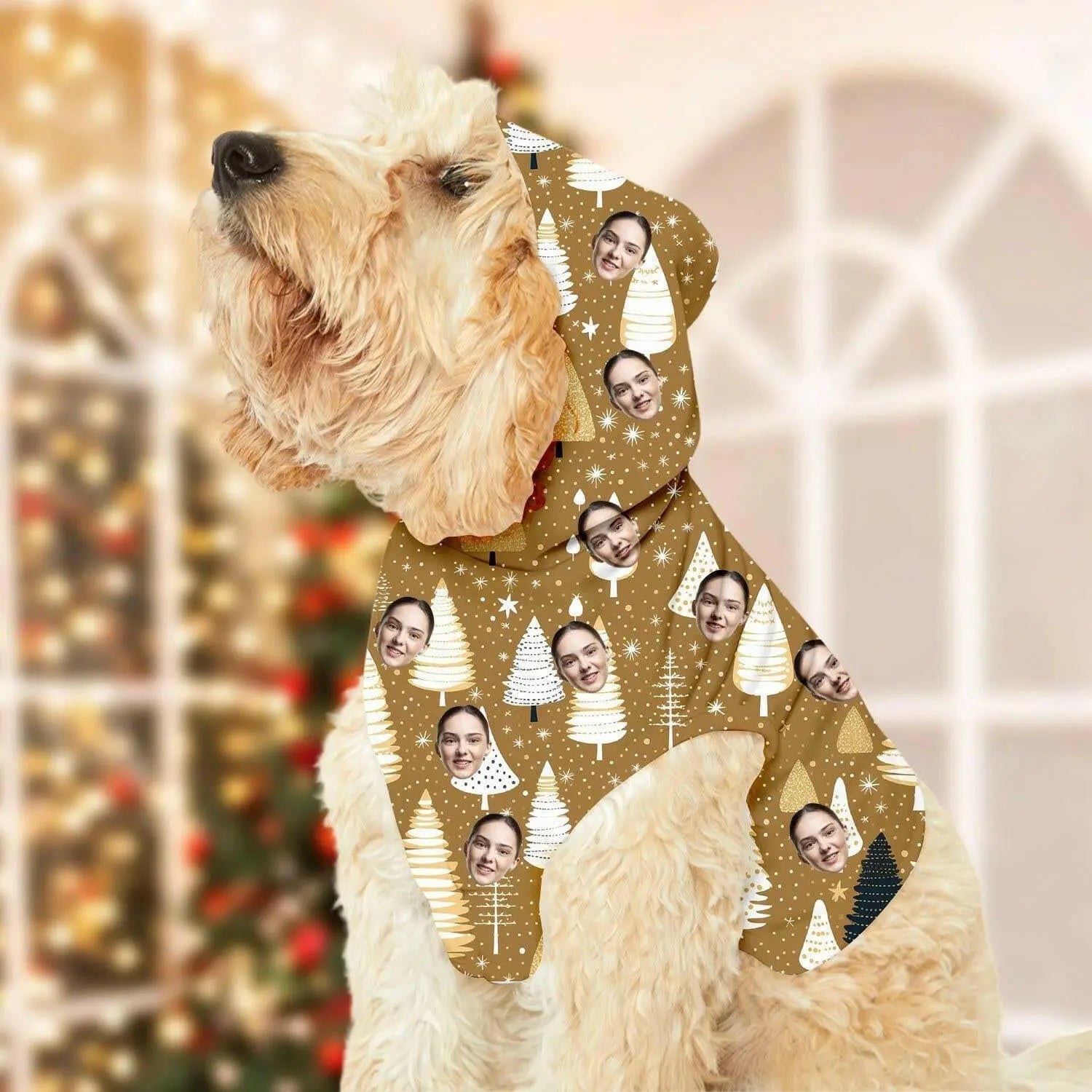 Personalized Photo Pet Hoodie - Custom Cat / Dog Hoodie for Pet - Shaggy Chic