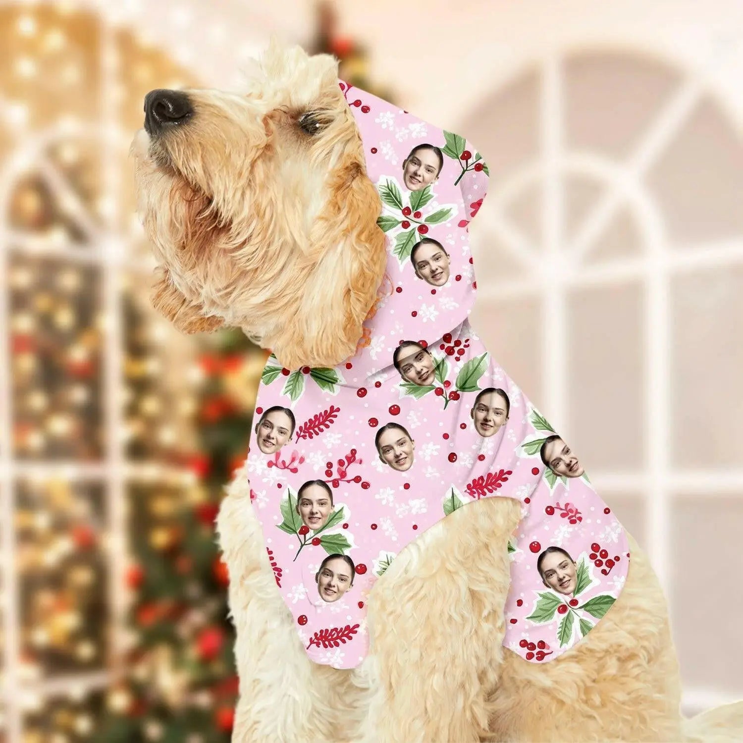 Personalized Photo Pet Hoodie - Custom Cat / Dog Hoodie for Pet - Shaggy Chic