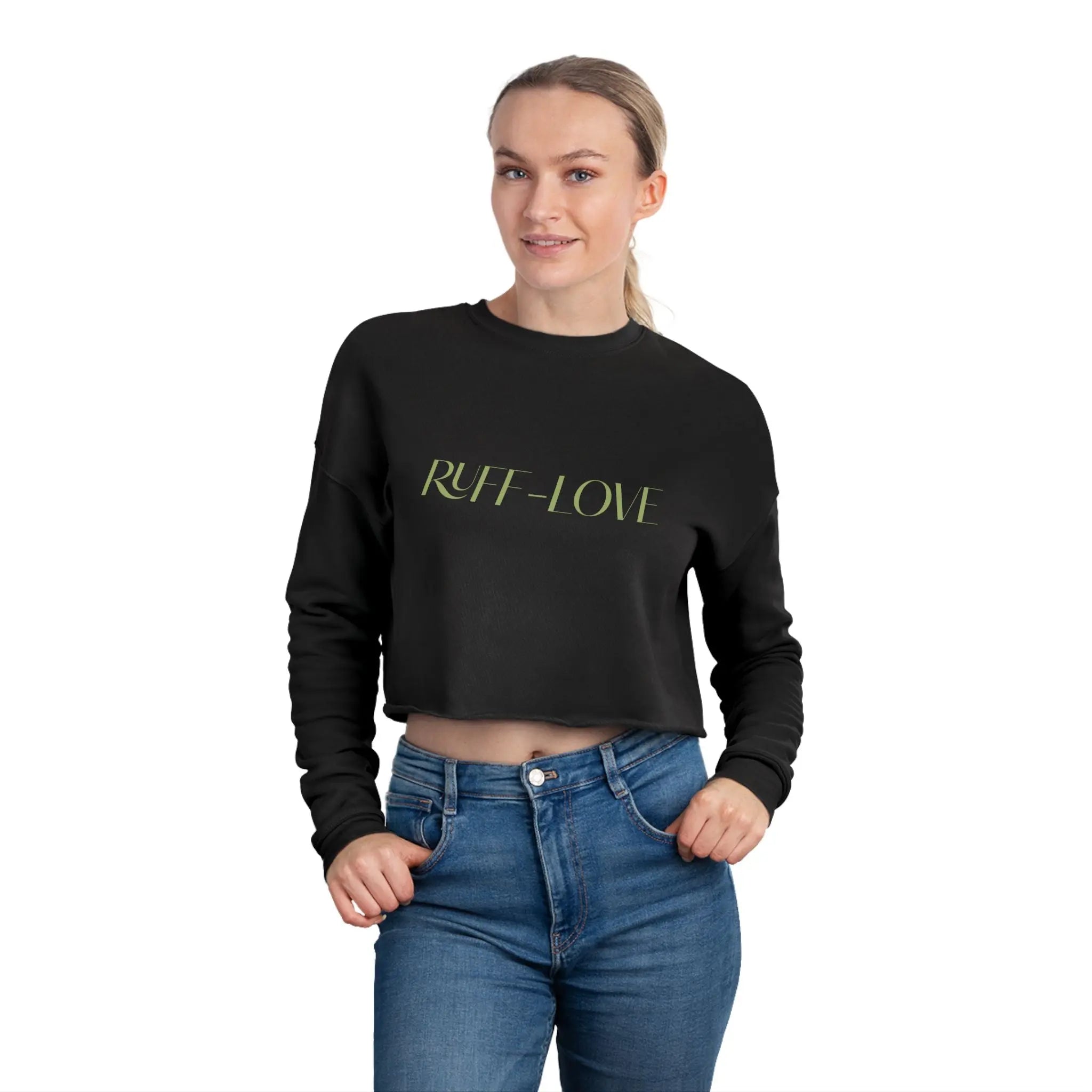 Ruth Love Women's Cropped Sweatshirt - Trendy and Comfortable - Shaggy Chic