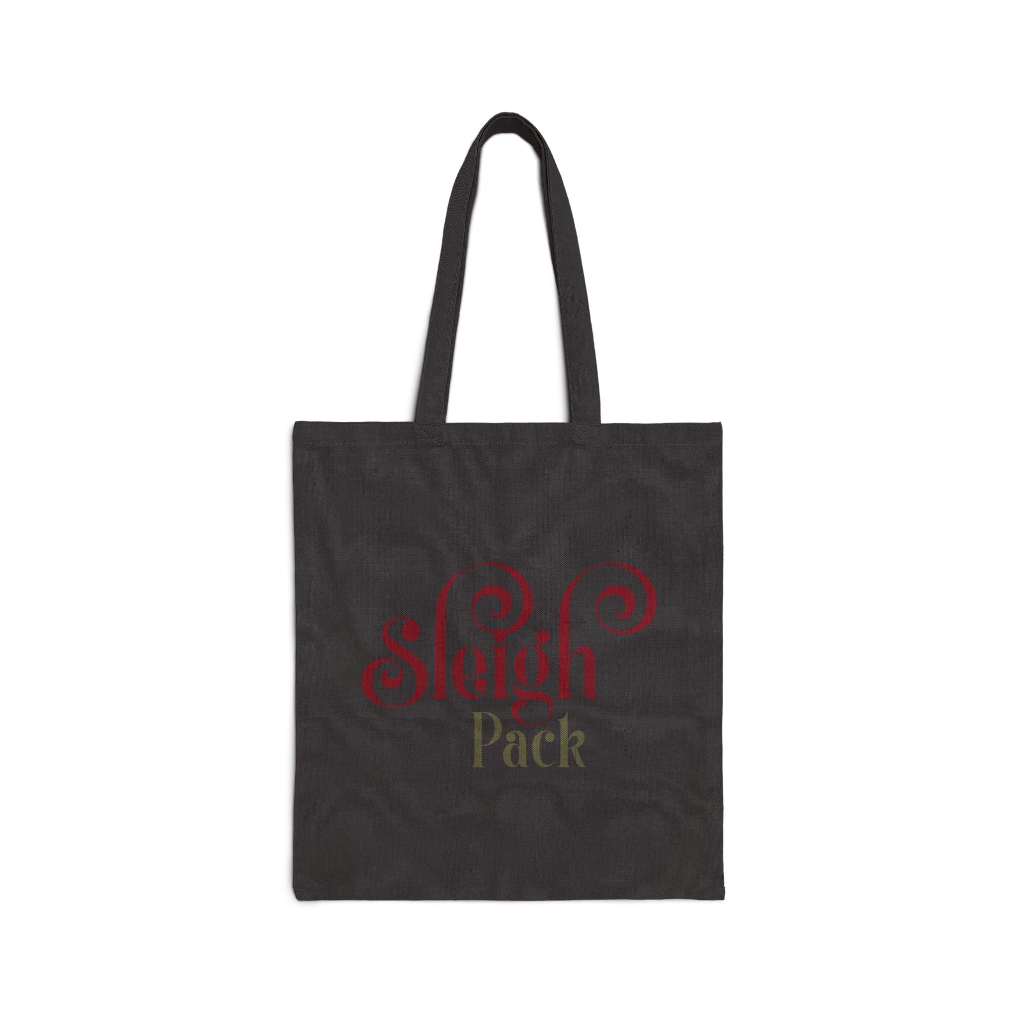 Tote Bag — 'Sleigh Pack' Holiday Canvas Tote, Christmas Gift Bag - Shaggy Chic