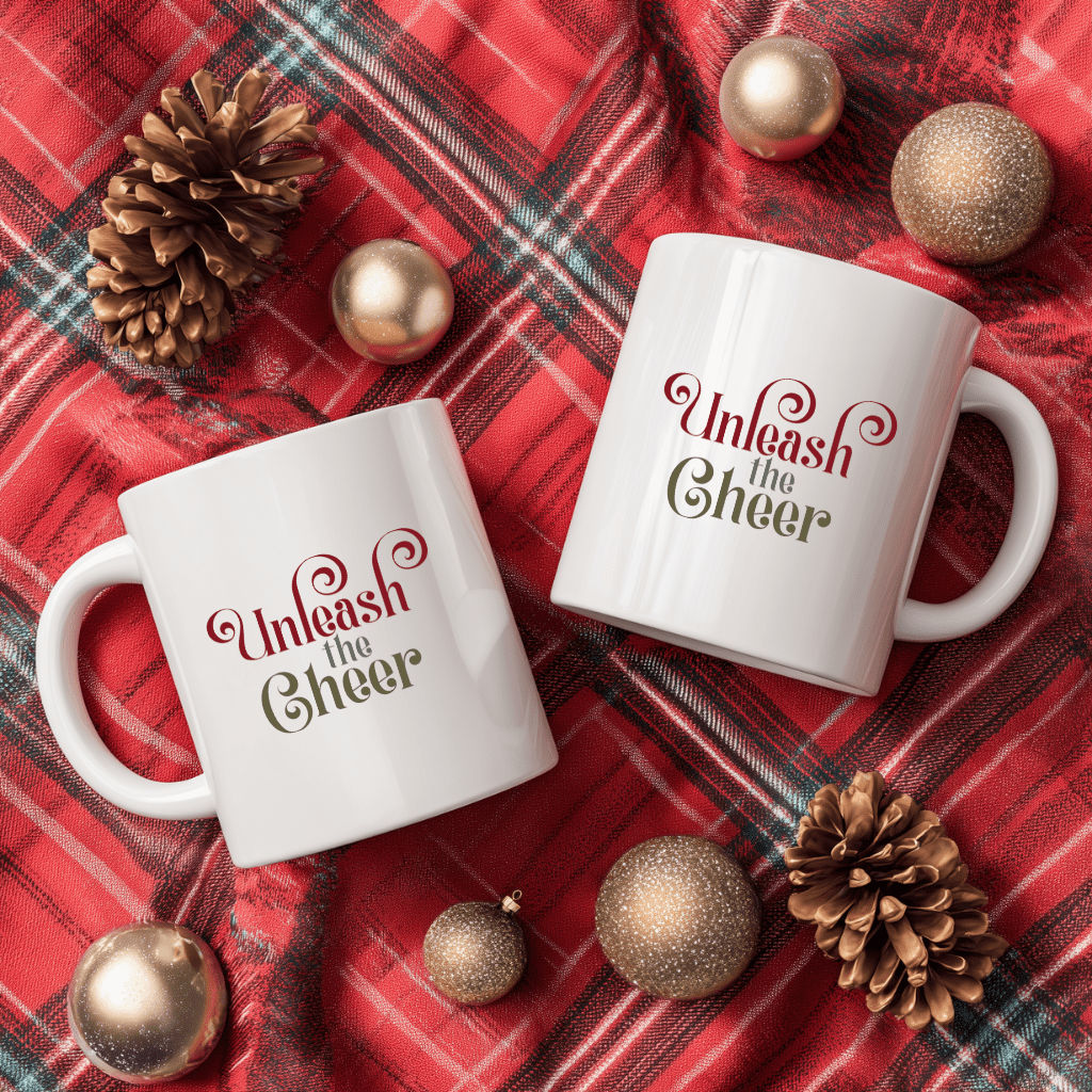 Unleash the Cheer Ceramic Coffee Mug – Funny “Unleash the Cheer” Gift for Parents & Teachers (11oz, 15oz) - Shaggy Chic