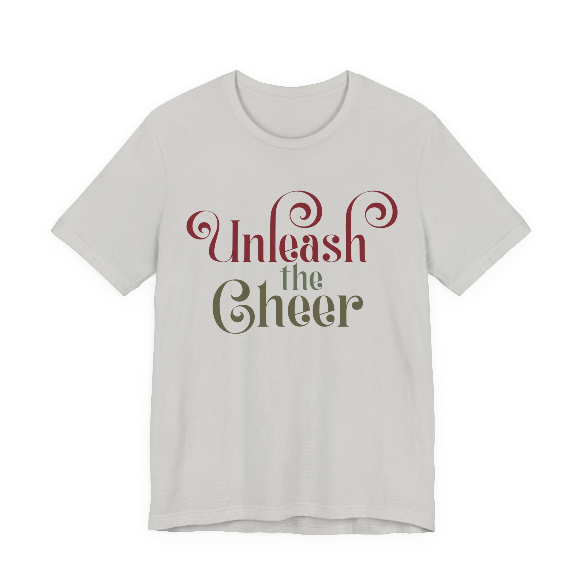 Unleash the Cheer T‑Shirt — Festive Holiday Graphic Tee - Shaggy Chic