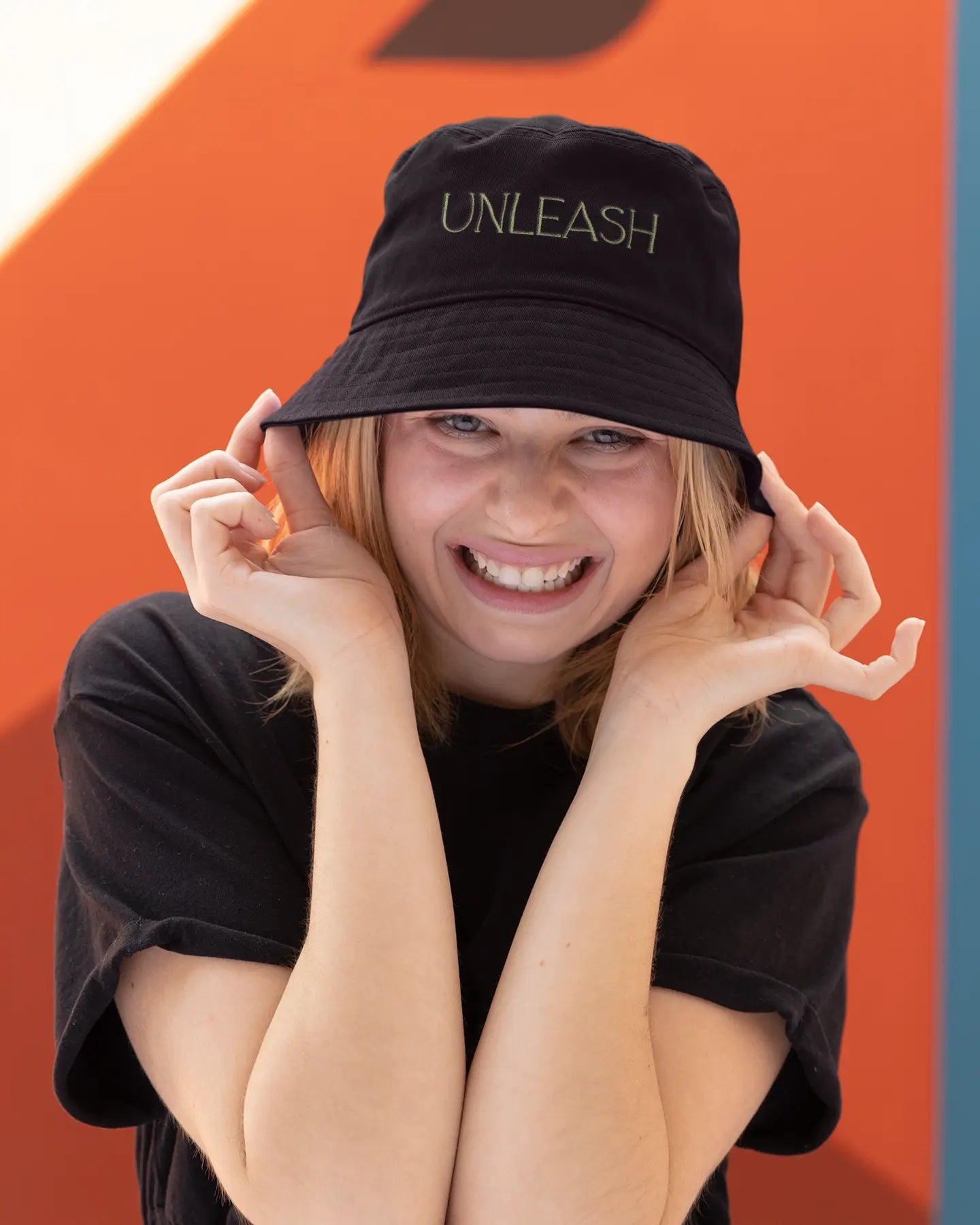 Unleash Your Style Embroidered Bucket Hat - Shaggy Chic