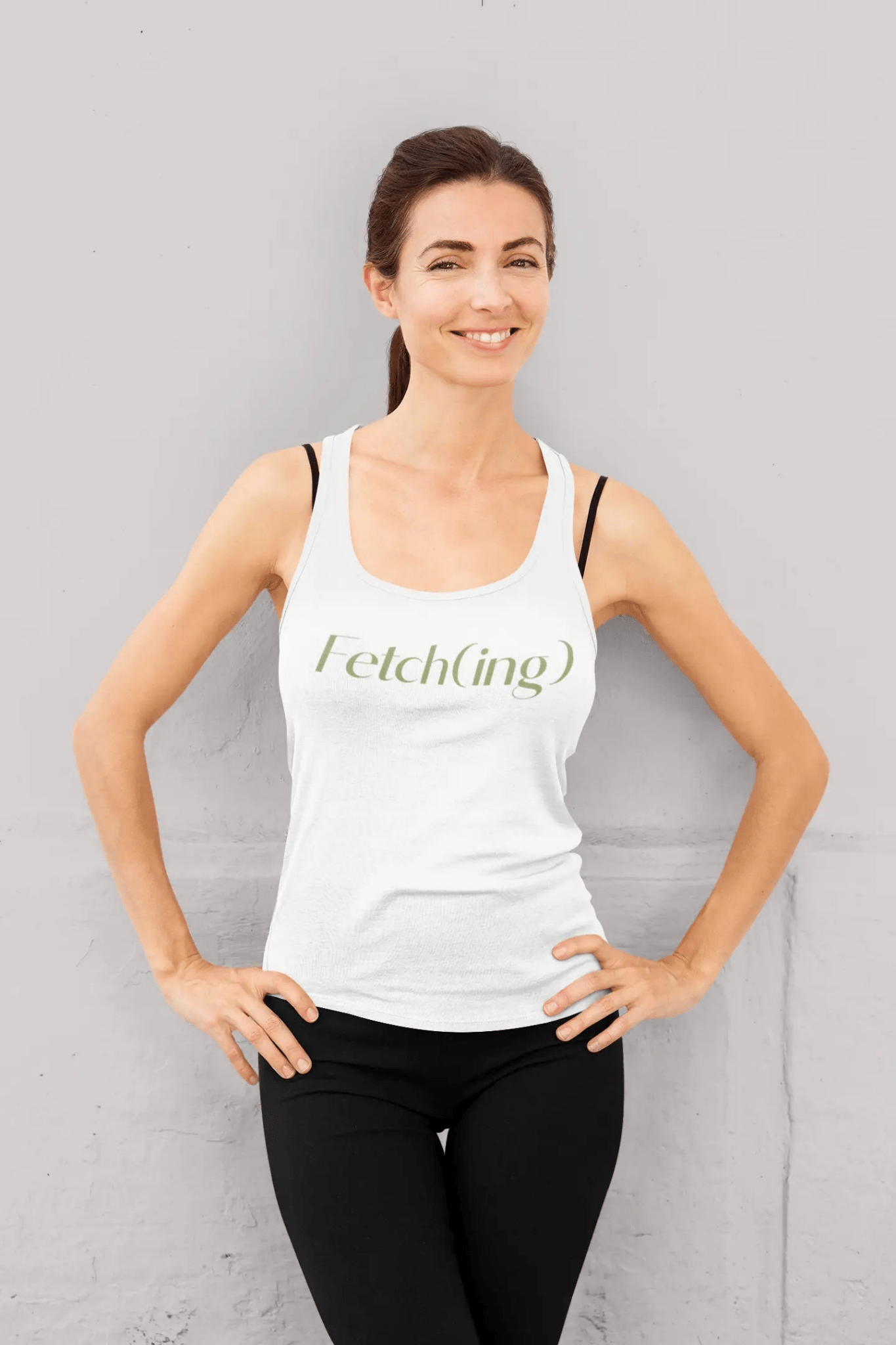 Women's Baby Rib Tank Top - Stylish and Comfy with 'Fetching' Design - Shaggy Chic