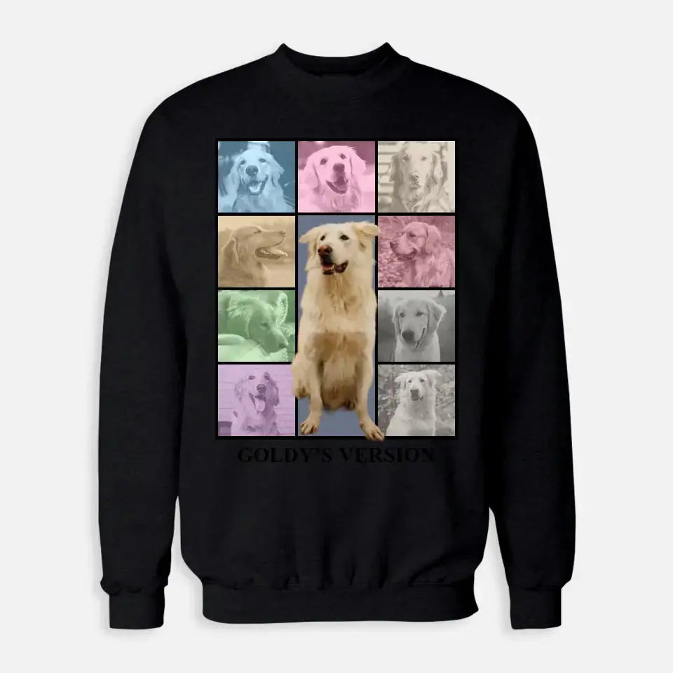 Custom Pet Photo Collage Sweatshirt.