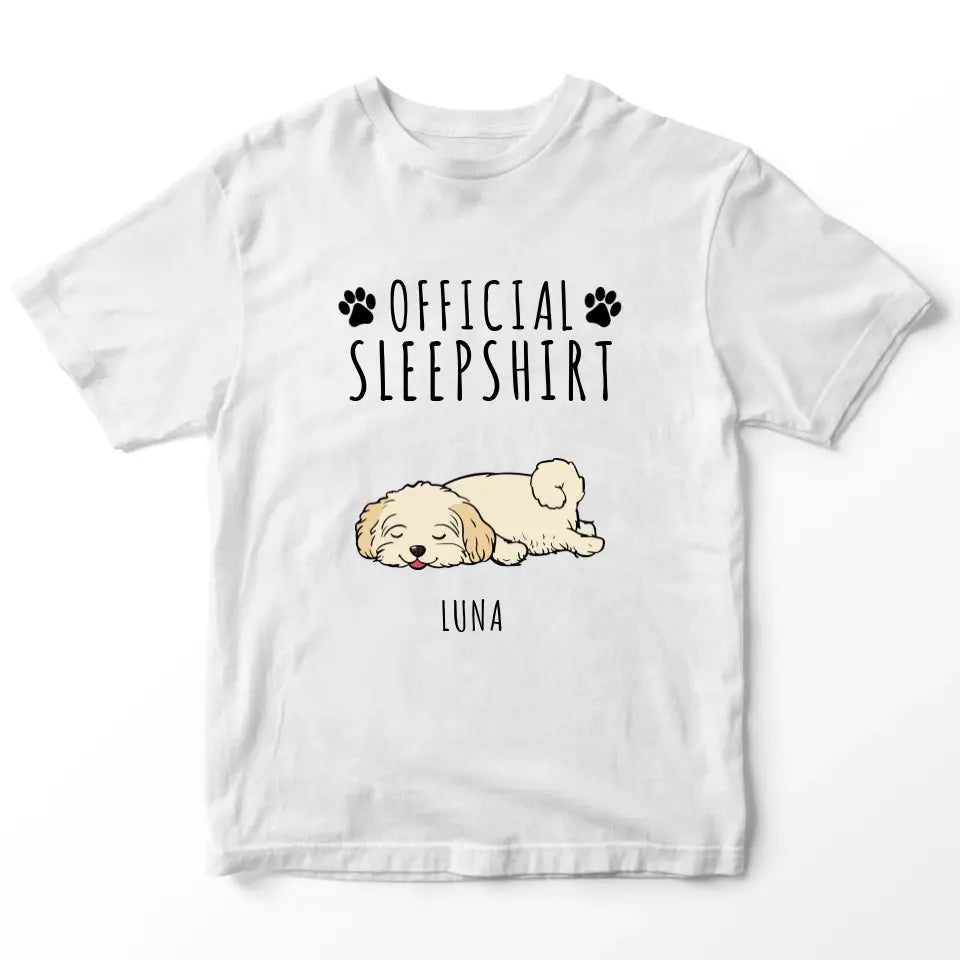 Custom Official Sleepshirt for Dogs - Best Pet Supplies in USA - Shaggy Chic