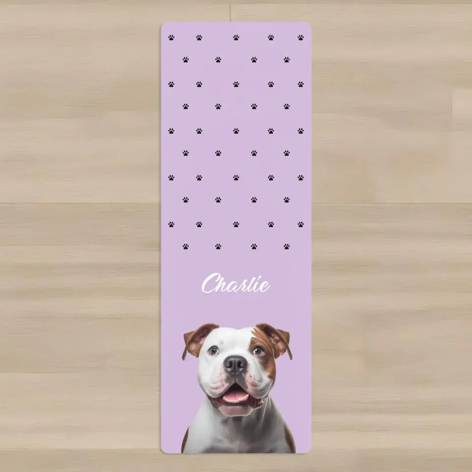 Custom Personalized Pet Photo Yoga Mat