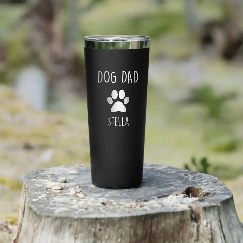 Personalized Dog Dad 22oz Tumbler - Gift for Pet Owner Printify