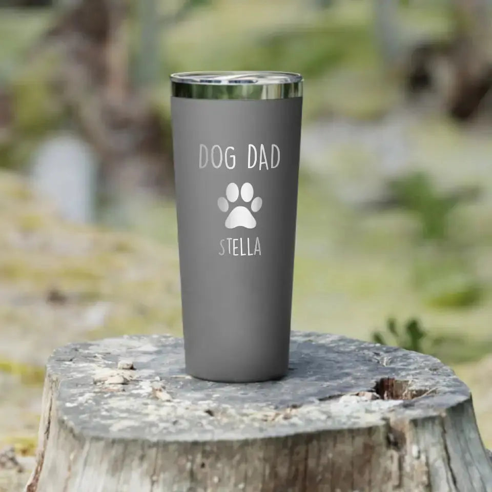 Personalized Dog Dad 22oz Tumbler - Gift for Pet Owner Printify