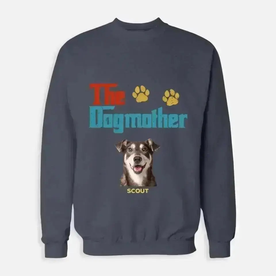 Custom Personalized Photo - The Dog Mother Sweatshirt - Shaggy Chic