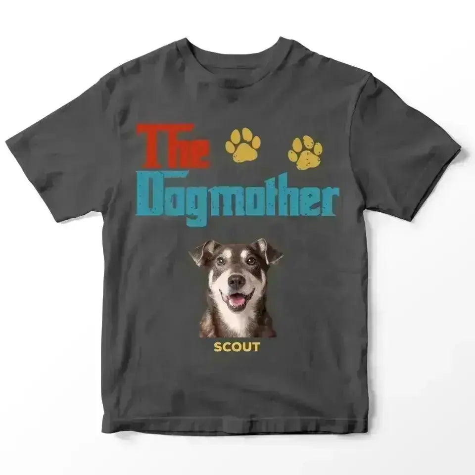 Custom Personalized Photo - The Dog Mother T-Shirt - Shaggy Chic