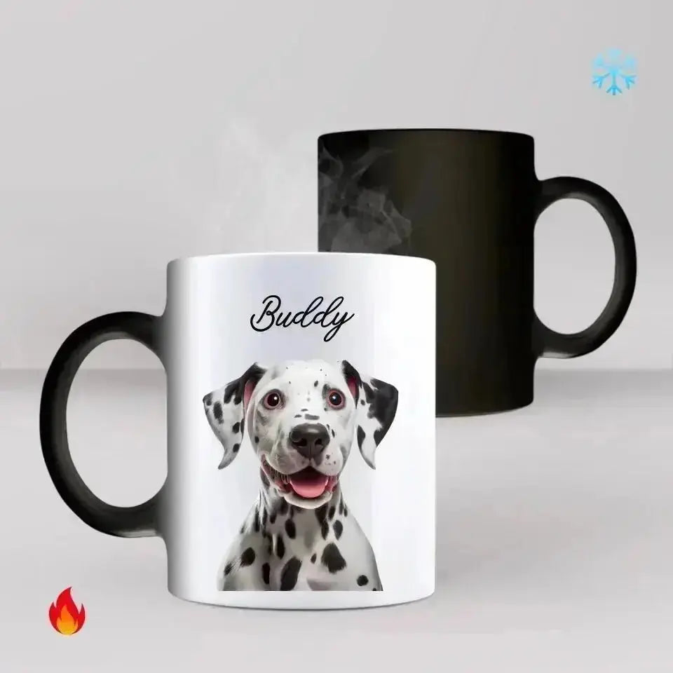 Custom Pet Photo Color Changing Mug - Shaggy Chic