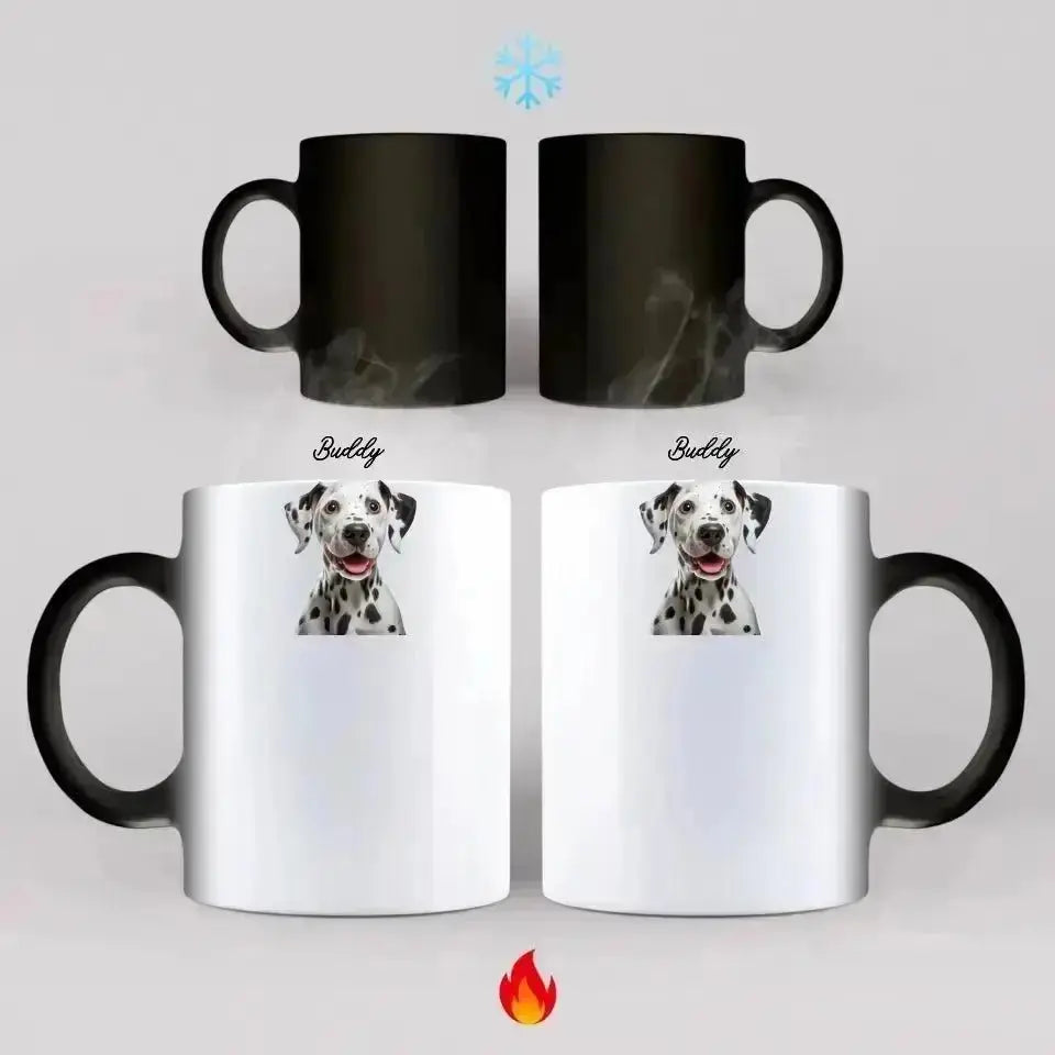 Custom Pet Photo Color Changing Mug - Shaggy Chic