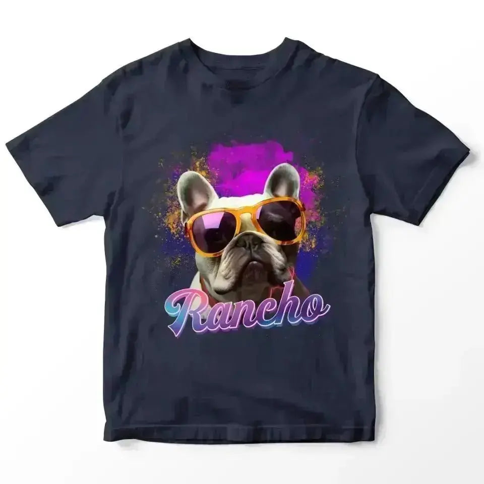 Custom Space Watercolor - Personalized Pet T-Shirt - Shaggy Chic