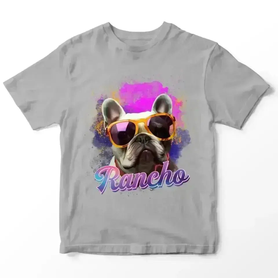 Custom Space Watercolor - Personalized Pet T-Shirt - Shaggy Chic