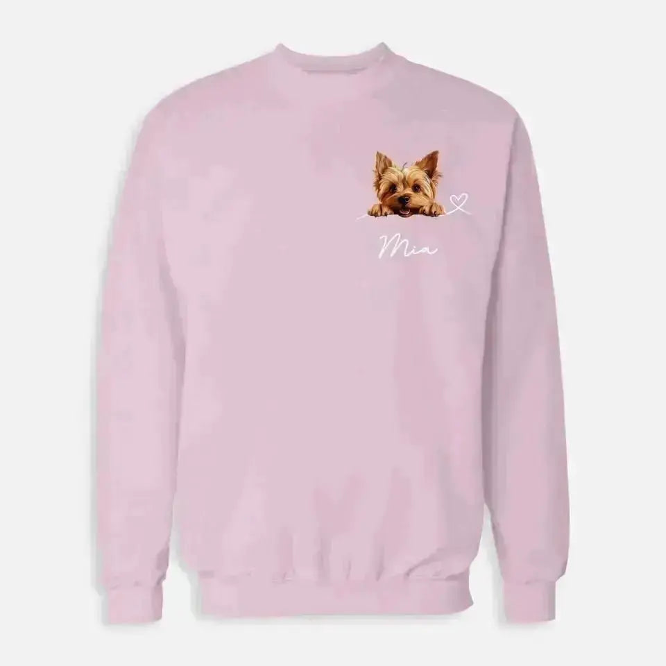 Custom Valentine Sweatshirt - Gift for Dog Mom - Shaggy Chic