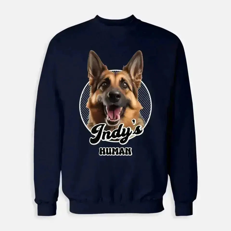 Dog's Human Shirt - Personalized Pet Sweatshirt - Shaggy Chic