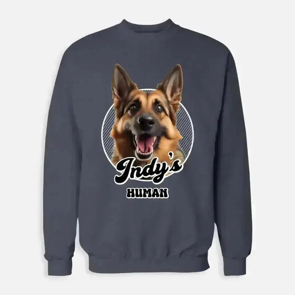 Dog's Human Shirt - Personalized Pet Sweatshirt - Shaggy Chic