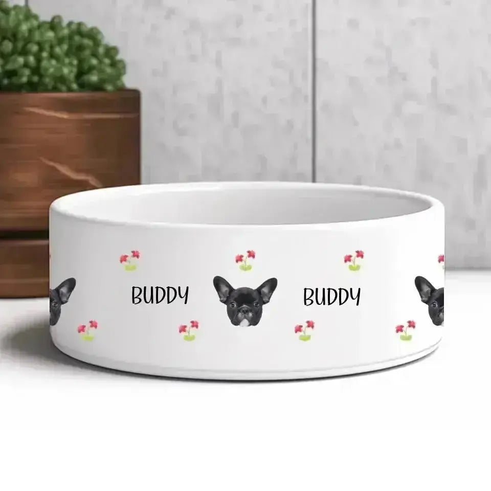 Personalised Pet Photo Bowl - Shaggy Chic