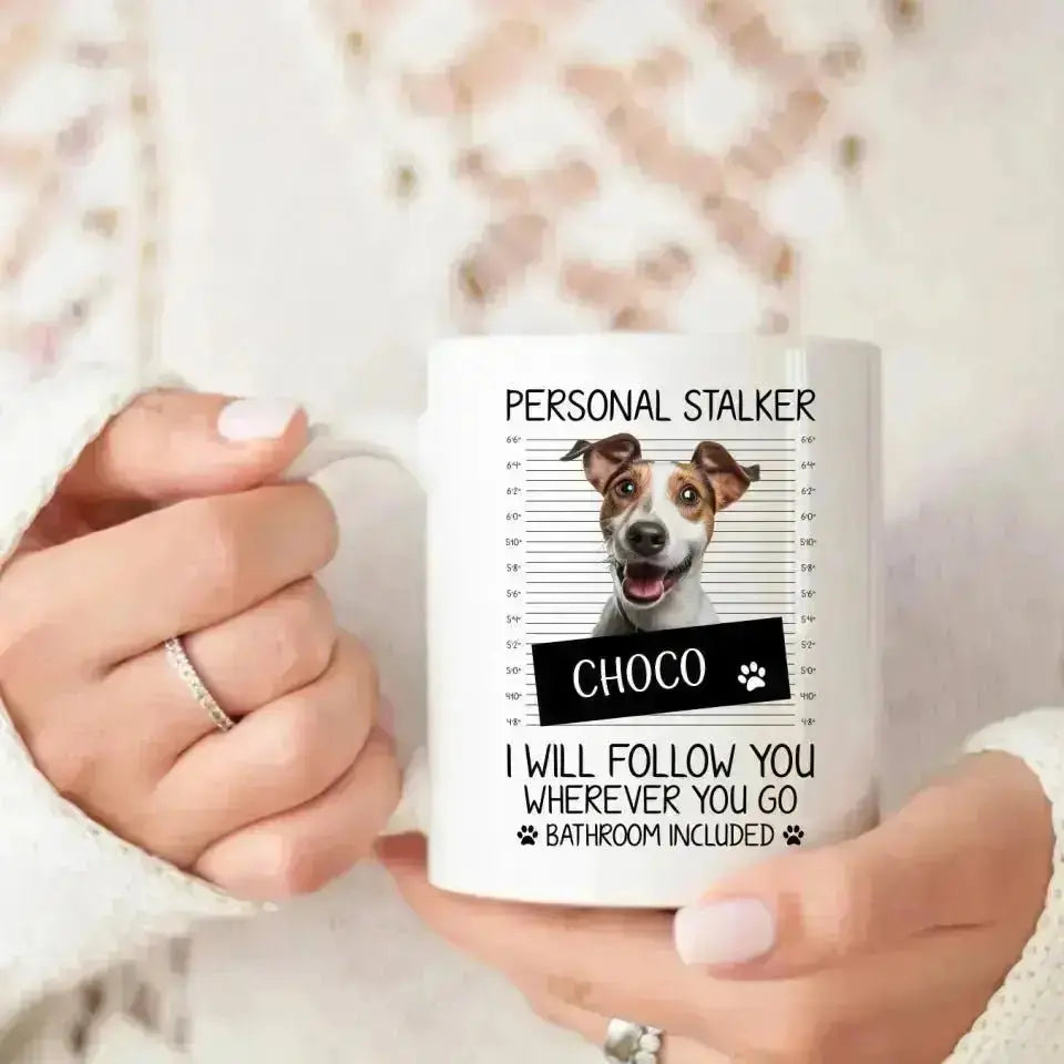 Personalised Pet Stalker Mug - Shaggy Chic