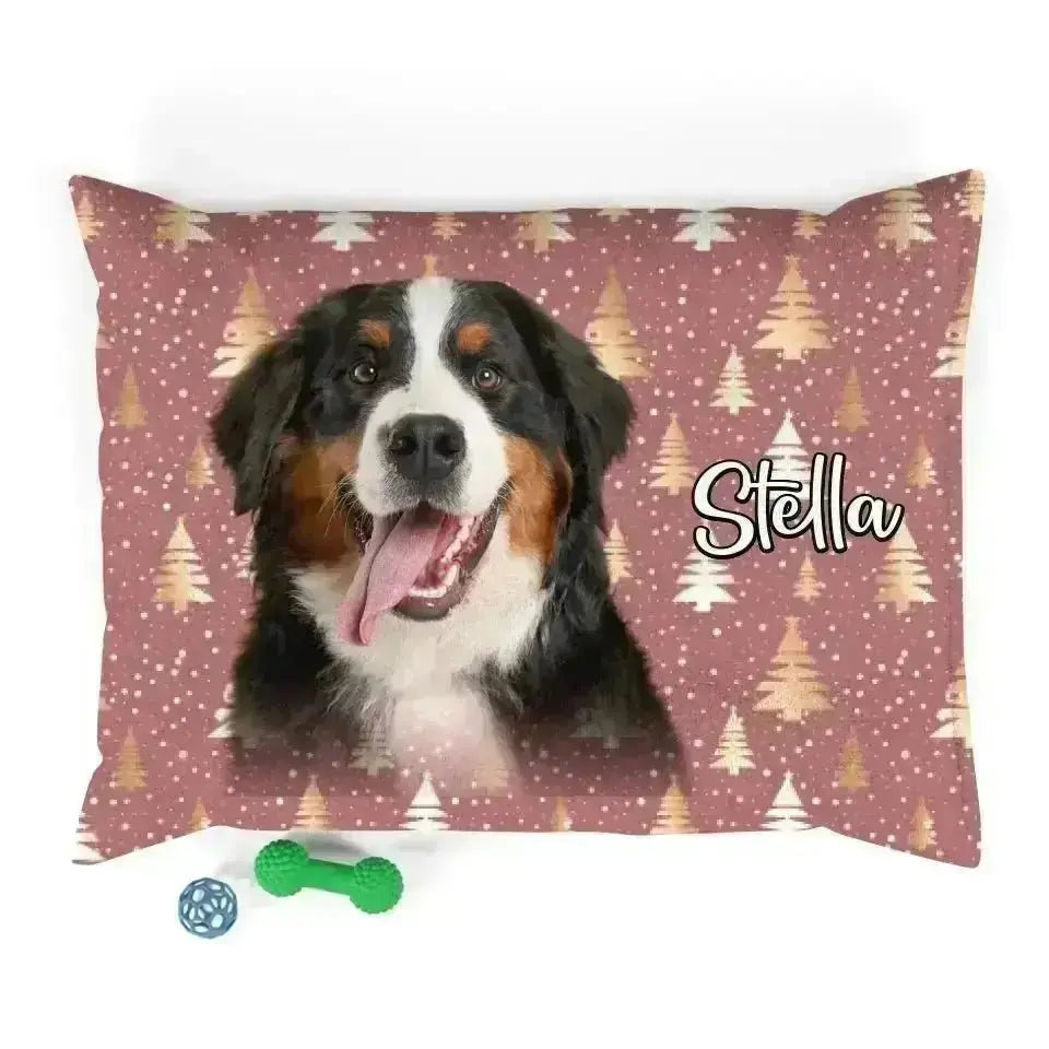 Personalized Dog Photo Bed - Shaggy Chic