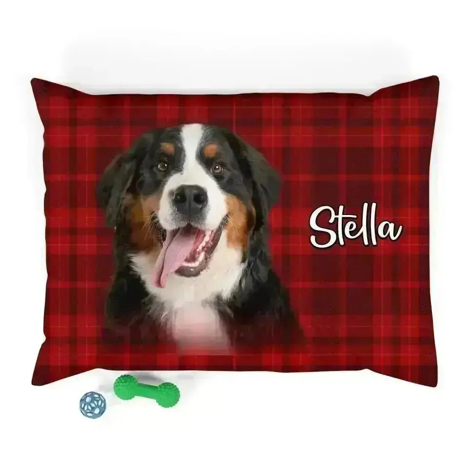 Personalized Dog Photo Bed - Shaggy Chic