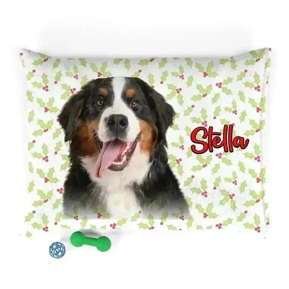 Personalized Dog Photo Bed - Shaggy Chic