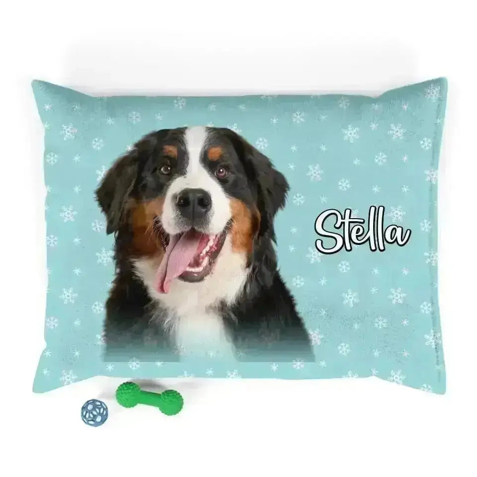 Personalized Dog Photo Bed - Shaggy Chic