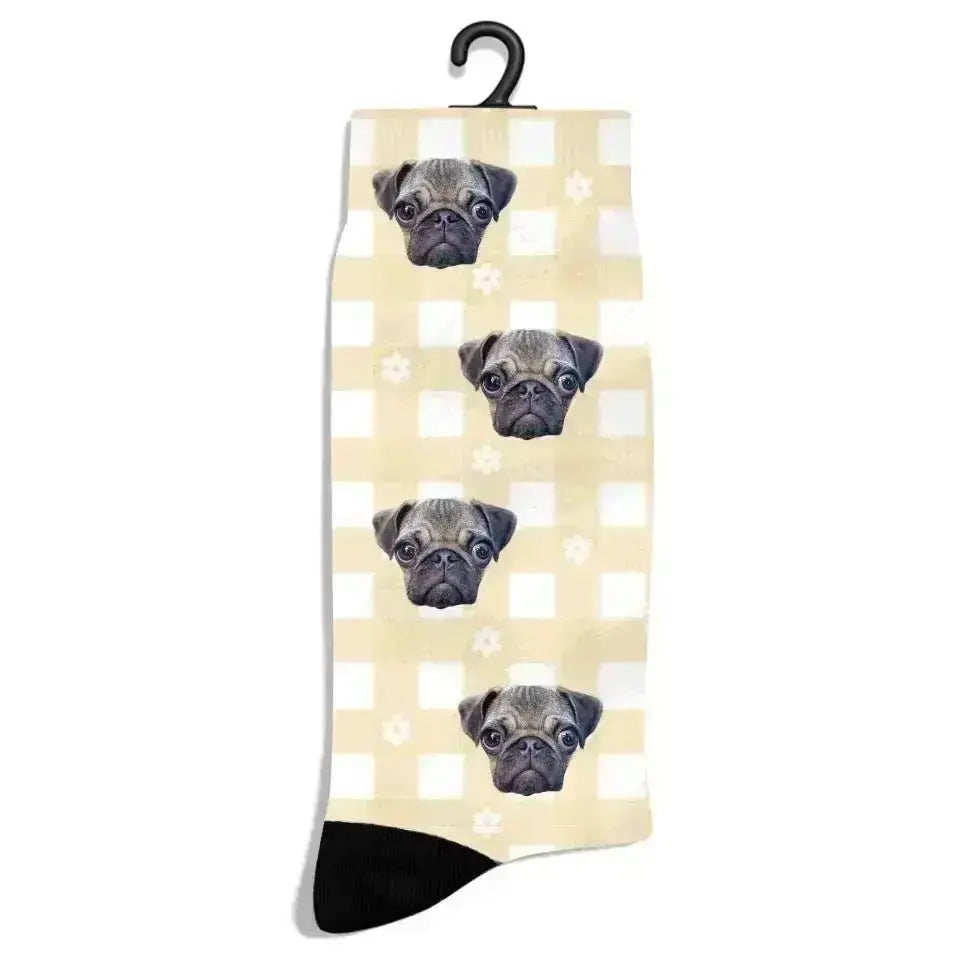 Personalized Spring Pattern Pet Socks - Shaggy Chic