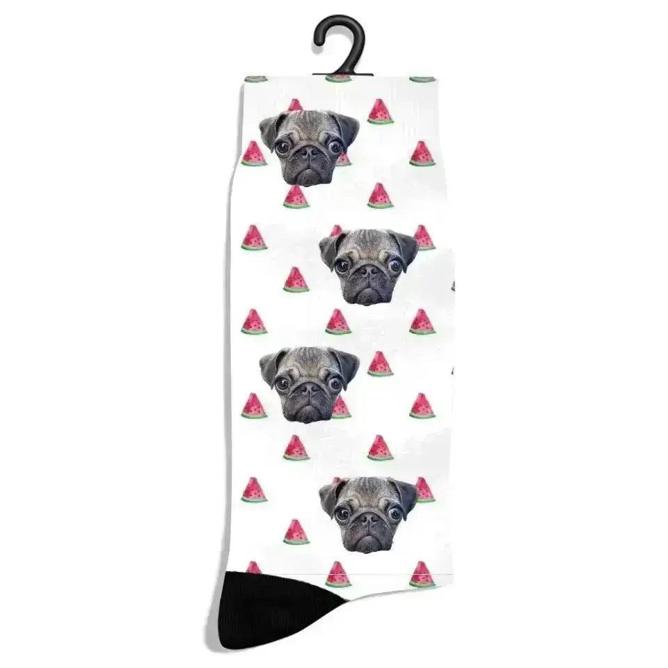 Personalized Summer Pattern Pet Socks - Shaggy Chic