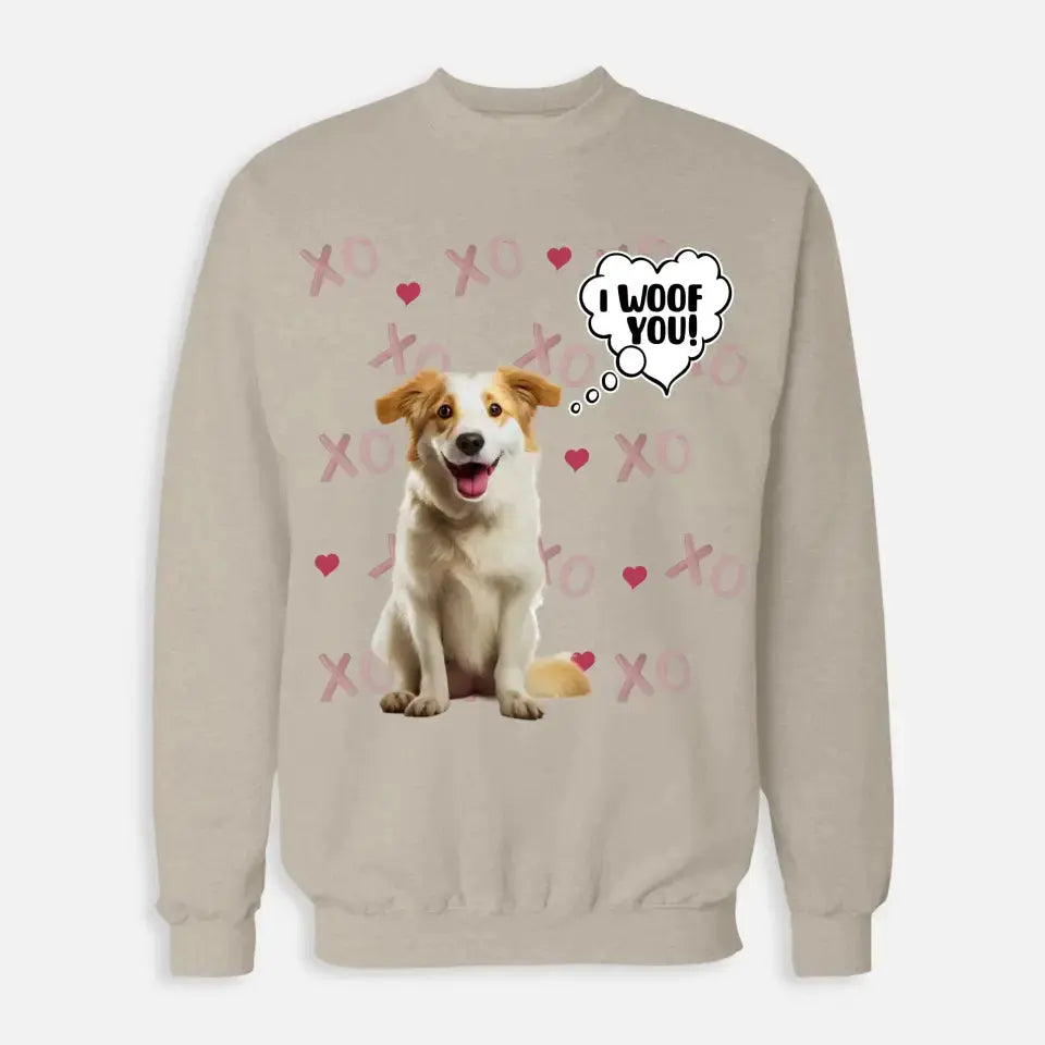 Personalized Valentine's Day Sweatshirt - Gift for Dog Lover Printify