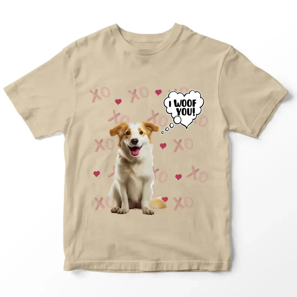 Personalized Valentine's Day T-Shirt - Gift for Dog Lover Printify