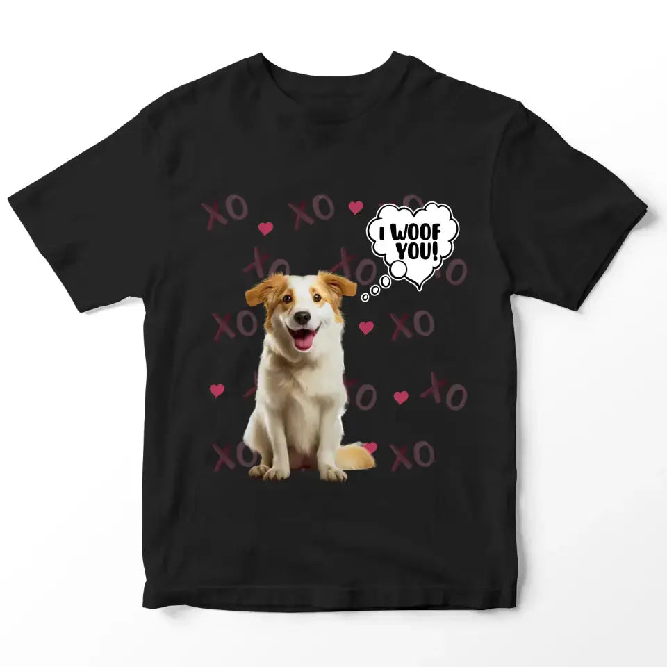 Personalized Valentine's Day T-Shirt - Gift for Dog Lover Printify