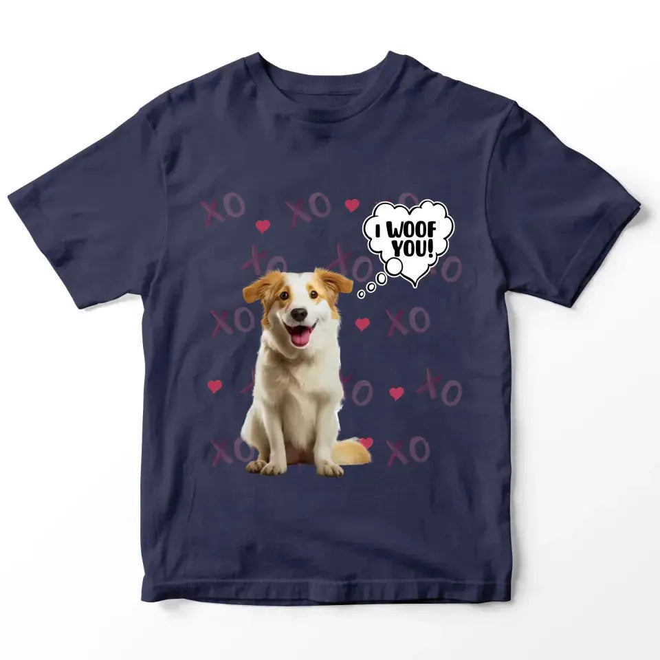 Personalized Valentine's Day T-Shirt - Gift for Dog Lover Printify